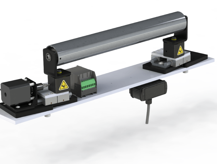 Narrow Web Steering Guide Assembly Front View